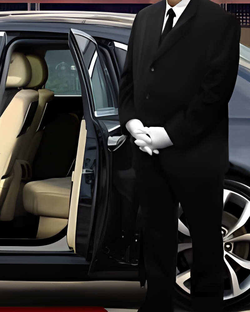 Premium vehicle prepared for a special-occasion private transfer in Morocco