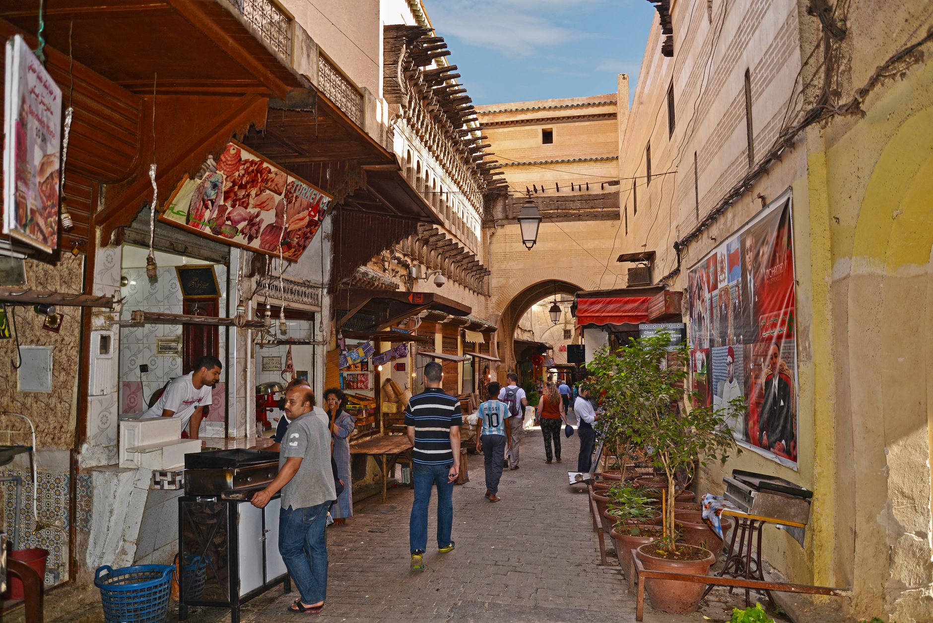 Alleyways of the Fez medina
