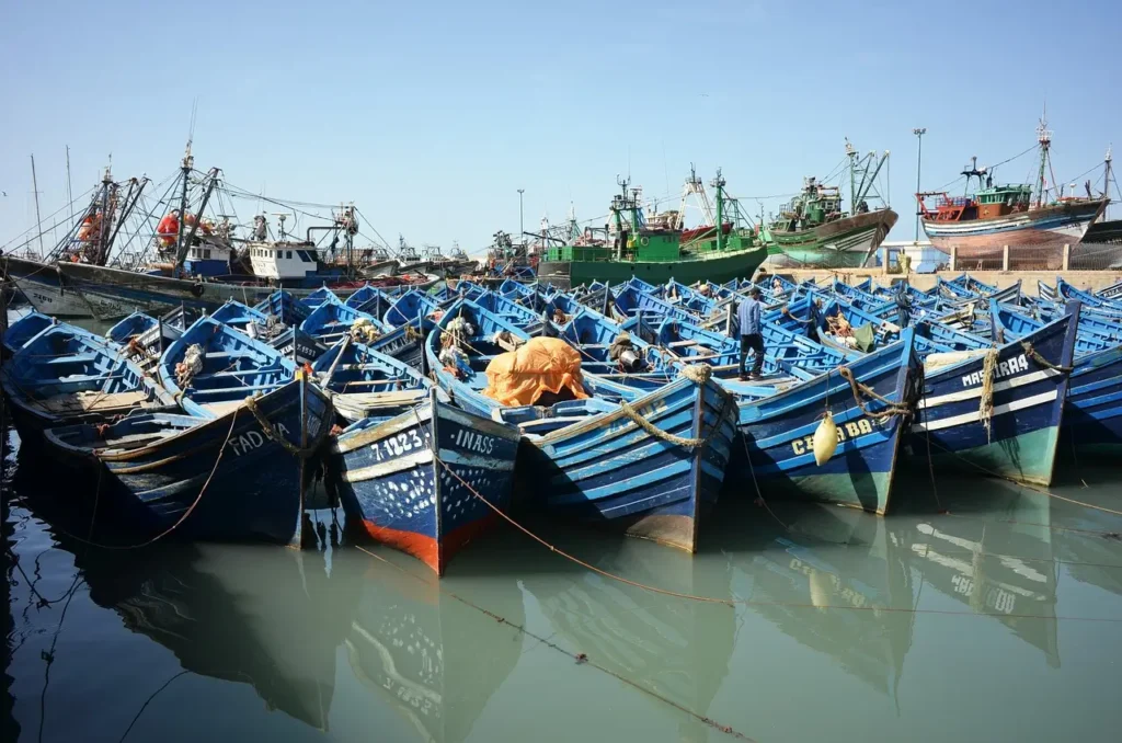 The coastal town of Essaouira