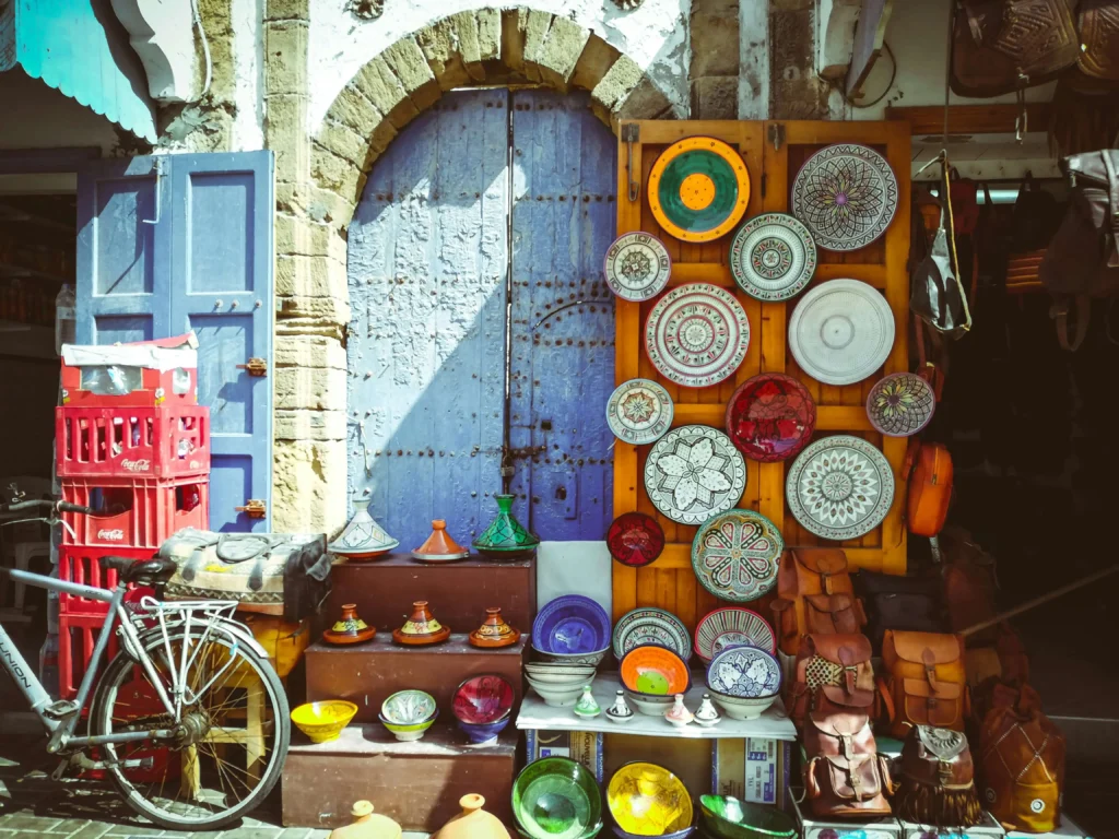 Streets of a Moroccan medina