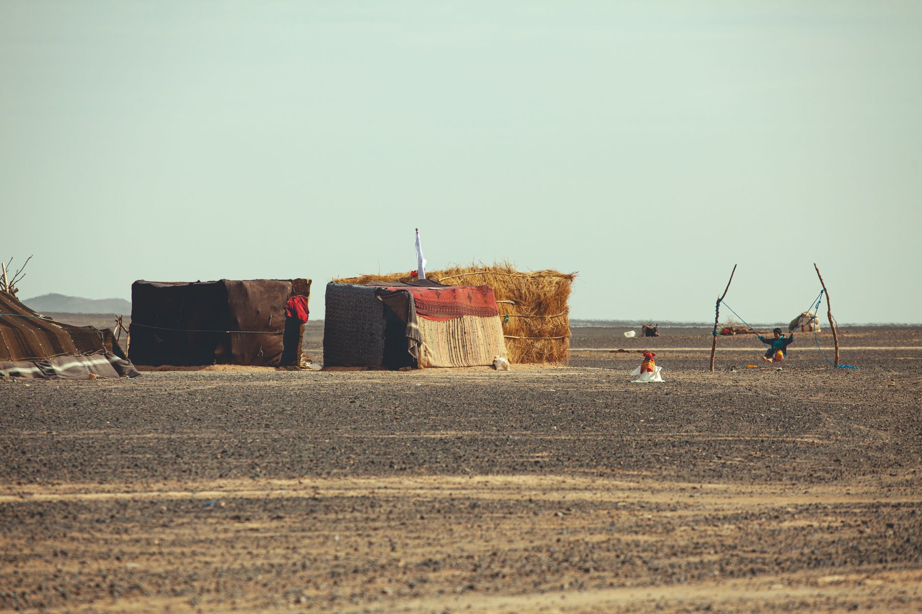 Luxury tents in the Merzouga desert