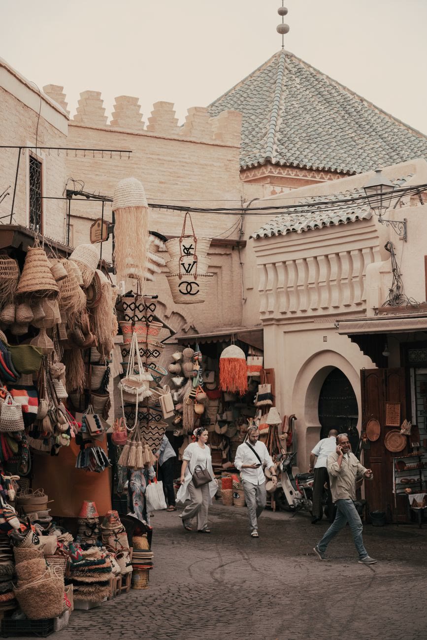 Luxurious interiors of a Moroccan Riad