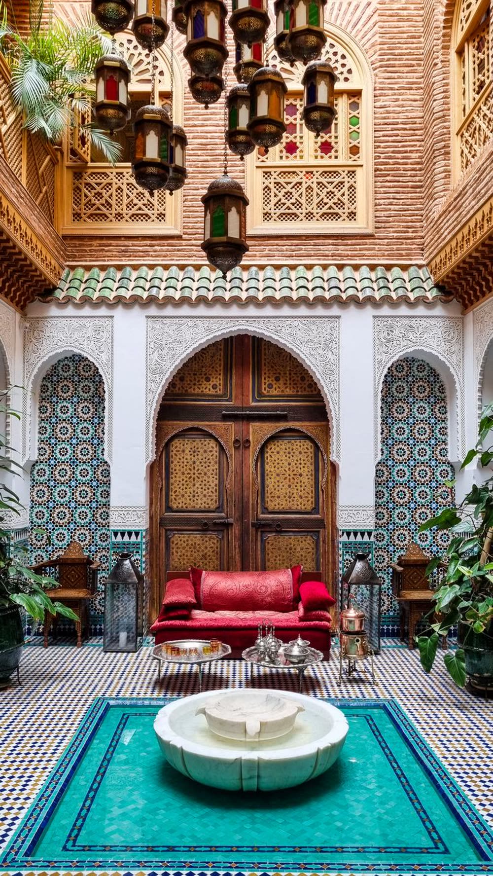 A gourmet Moroccan dining table