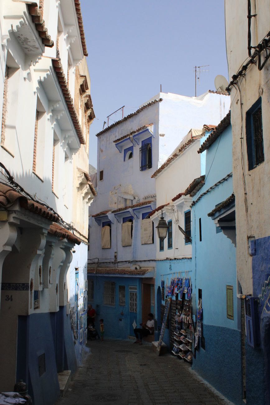 A serene winter scene in Morocco