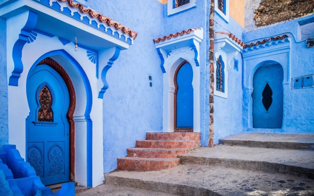 Chefchaouen in the mountains